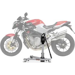 Zentralständer EVOLIFT® für MV Agusta Brutale 1078 RR 09 Shadow Edition (Grundfarbe: Grau) Mit Werkstattmatte Ohne Ohne Ohne