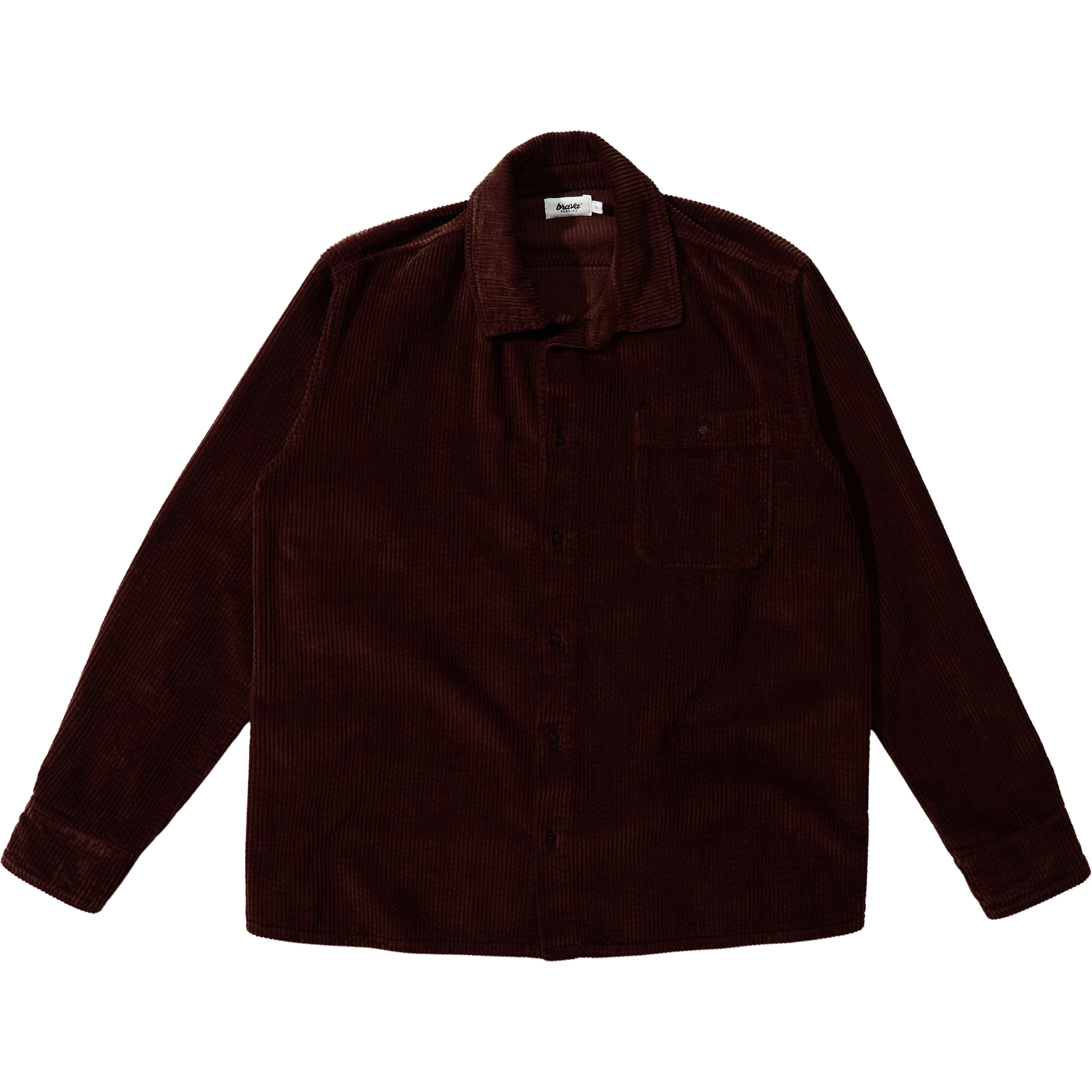 Brava Fabrics Corduroy Herren Hemden braun Größe XL Lifestyle Widerstandsfähig