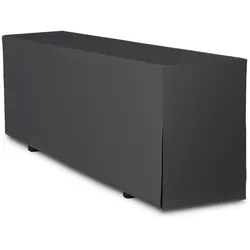 TexDeko Biertischhusse Premium für Bierzeltgarnitur 220 x 70cm Blickdicht waschbar (Anthrazit)