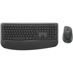 Logitech Signature Comfort Plus Combo MK880 for Business kabelloses Tastatur-Maus-Set - QWERTZ DE - grafit