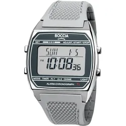 Boccia 3738-01 Digital Armbanduhr Titan Grau