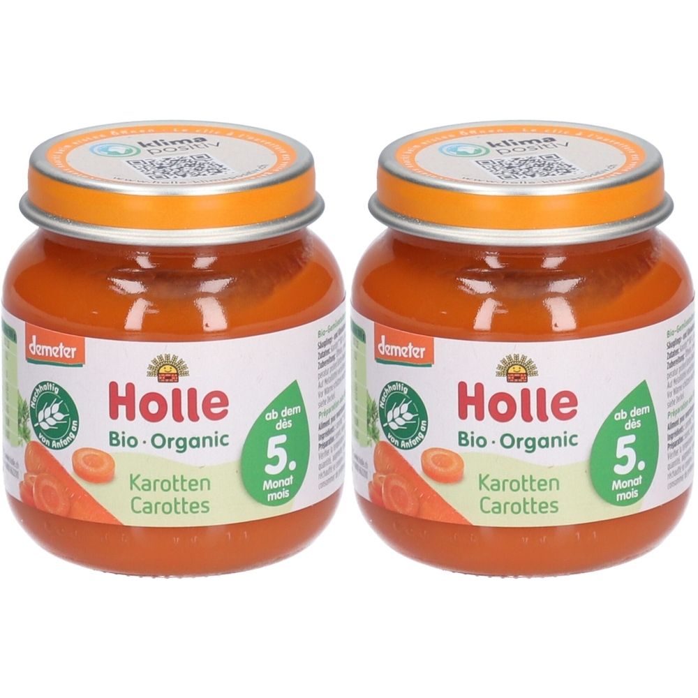 Holle Karotten Bio 125 g x2 2x125 Set