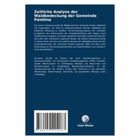 Umbreit Zeitliche Analyse der Waldbedeckung der Gemeinde Palotina (Deutsch, Softcover, Fernando Garrido de Oliveira) (69149693)