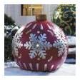 Retailers Go PVC Inflatable Christmas Ball, Large Outdoor Giant Decorated Balls, Big Party Tree Decorations, Toy Ball Without Light c