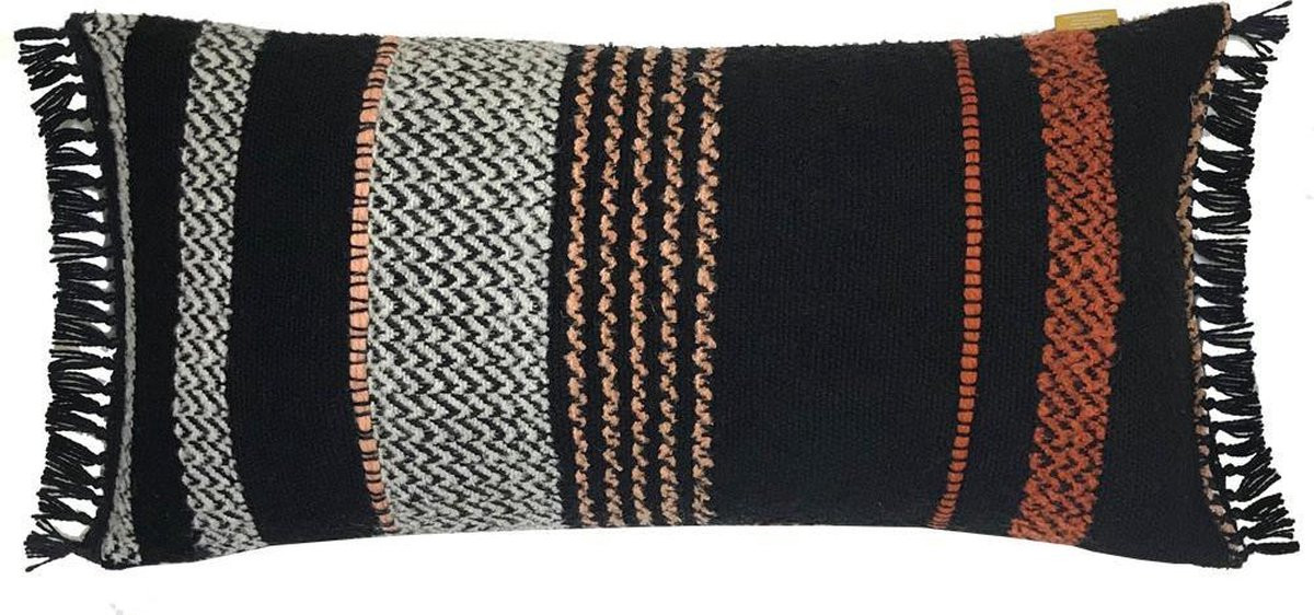 Sierkussen Multicolor Black van Polyester