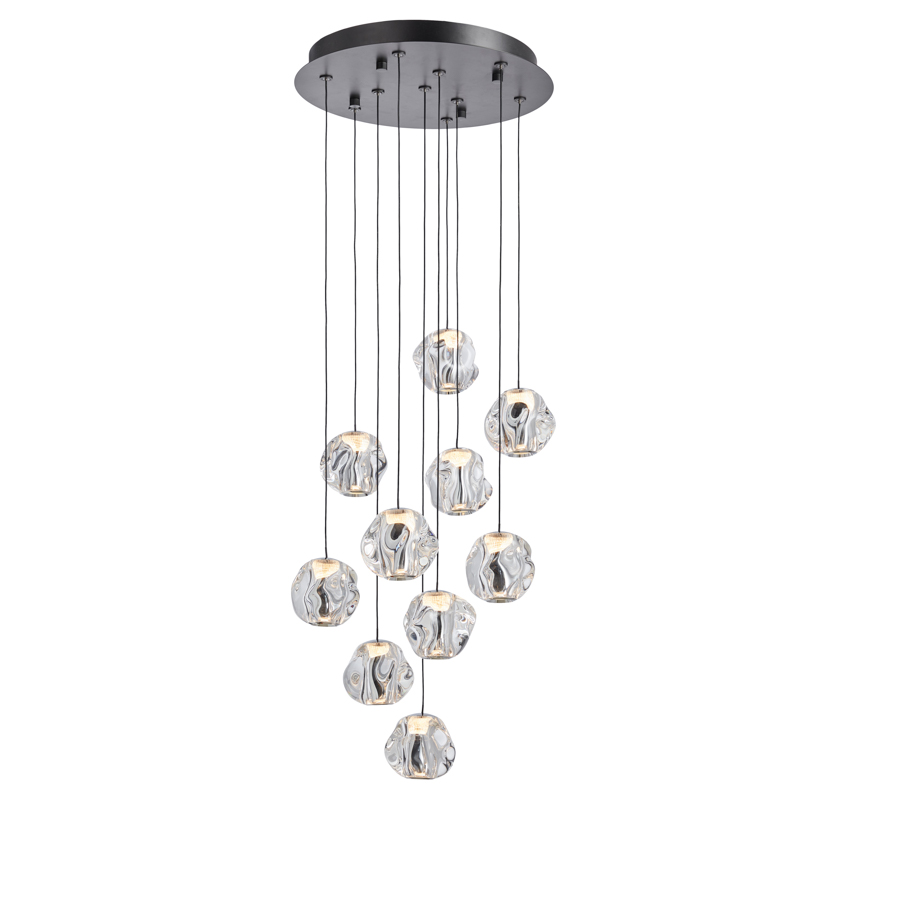 LOOM Design 10-flammig LED-Pendelleuchte ICE BALL 856-010 5712802226445