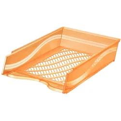 bene Briefablage DIN C4 orange-transparent