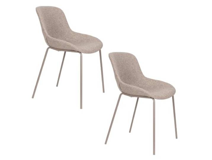 Housecraft living Pleun Esszimmerstuhl Taupe - 2 er Set