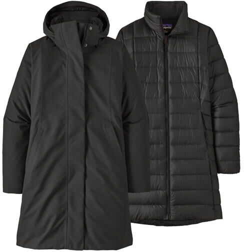 Patagonia Womens Tres 3-in-1 Parka, Black XL