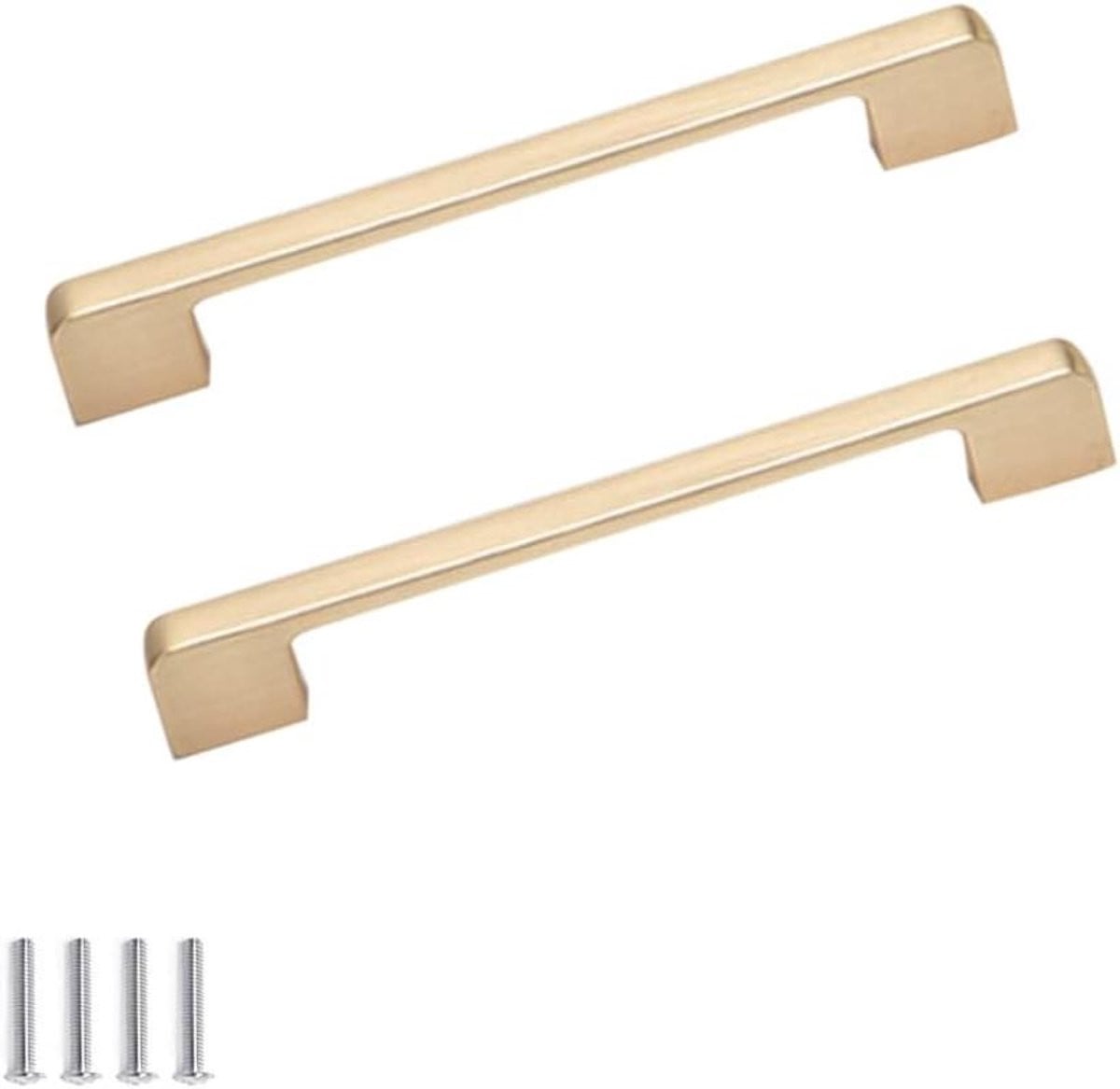 Gouden Kastgrepen en Lade Trekkers van Zink Legering - 128mm