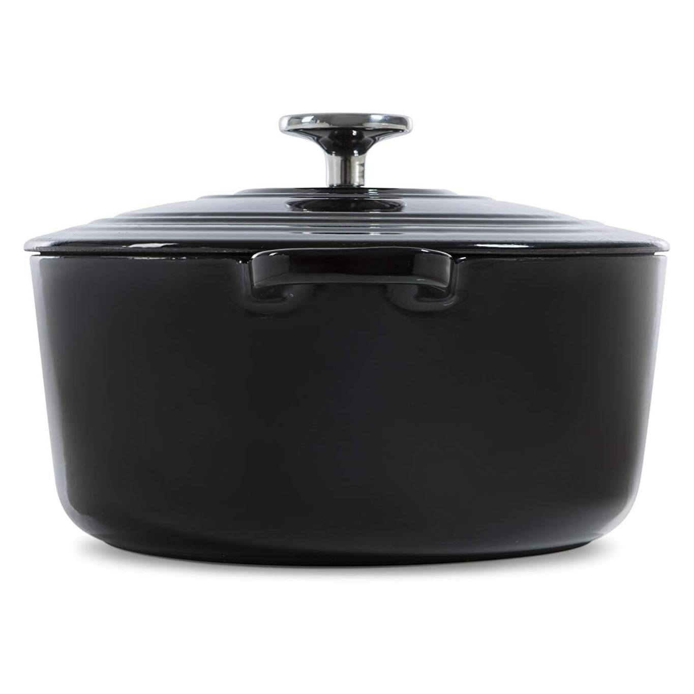 BK Bourgogne Braadpan - 24 cm - Jet Black (Bräter + Schmortopf, Bratpfanne, Gusseisen) (H6071.524)