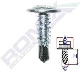 ROMIX C60159 Sheet Metal Screw