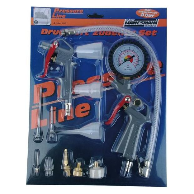 Mannesmann Druckluft-Zubehoer-Set (M15270)