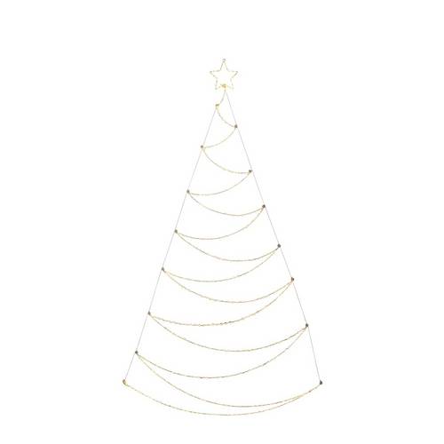 Konstsmide 3924-890 Künstlicher Weihnachtsbaum mit Beleuchtung Weihnachtsbaum Bernstein LED Silber EEK: E (A - G) 180 cm
