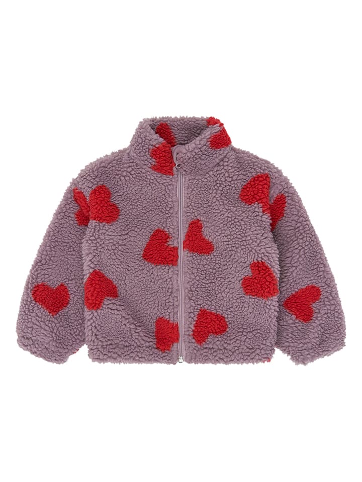 The NEW Teddyplüschjacke "Una" in Lila - 92