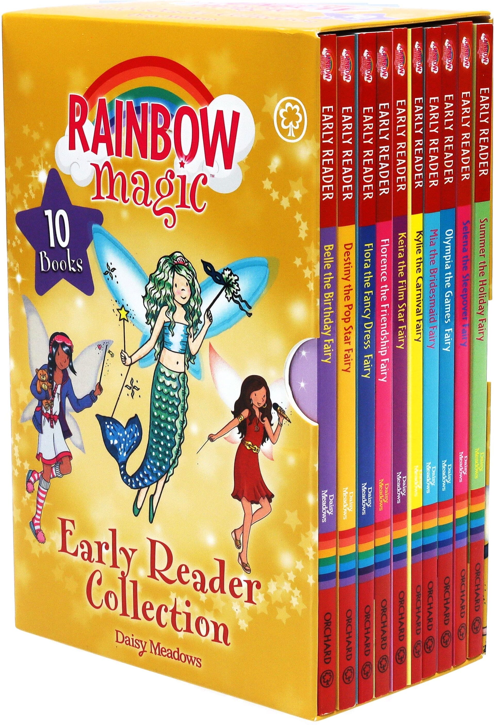 Rainbow Magic Early Reader Collection By Daisy Meadows 10 Books Box Set - Ages 3+ - Paperback Orchard Books