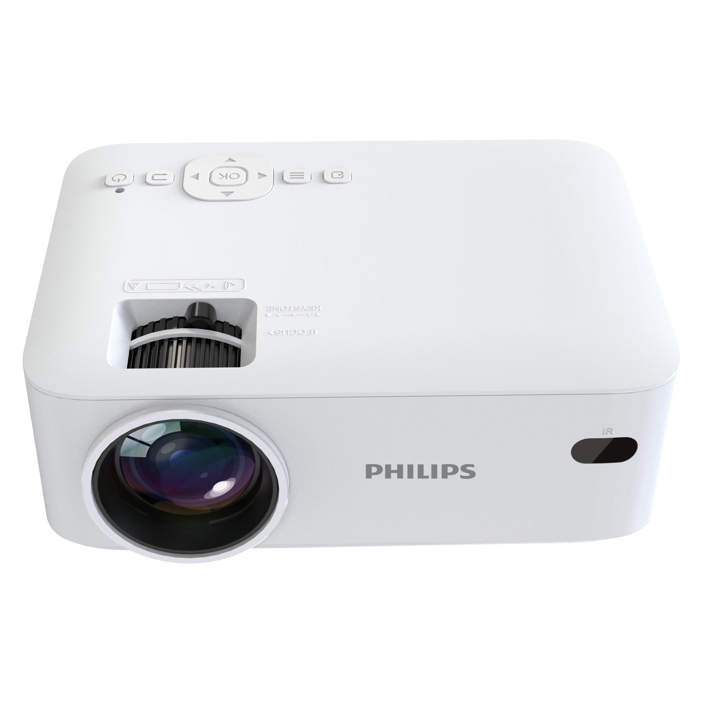 Philips Videoprojektor Neopix 100 (WVGA, 80 lm, 1.47:1) (NPX100/INT)