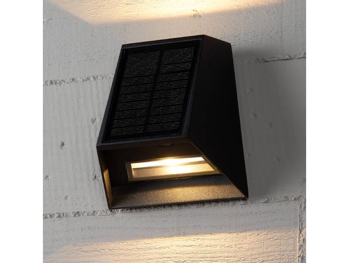 Außenwandleuchte Luton 7 x 13 x 11cm Schwarz