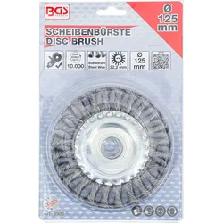 BGS Scheibenbürste / Zopfrundbürste Ø 125 mm - 3986