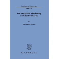 Stachow:Die vertragliche Absicherung de, Fachbücher von Johann Jakob Stachow