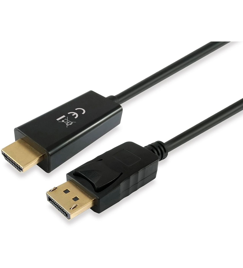 equip Displayport Adapter -> HDMI Male/Male 5m schwarz Digital/Display/Video 5 m (119392)