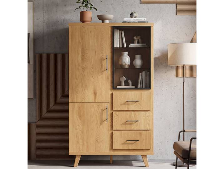 Armoire Lamoeri 100 x 188 x 40cm Marron