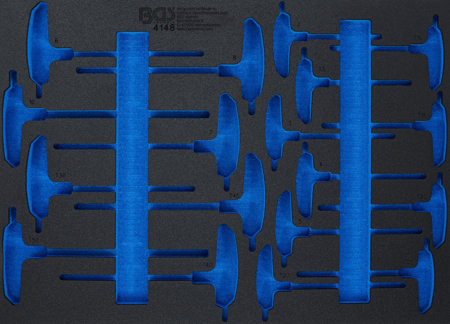 Gereedschapsmodule - Blauw - Leeg