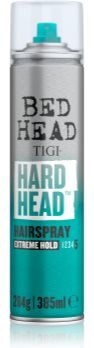 Tigi Hard Head Hairspray laca de fixação extra forte 385 ml. Hard Head Hairspray