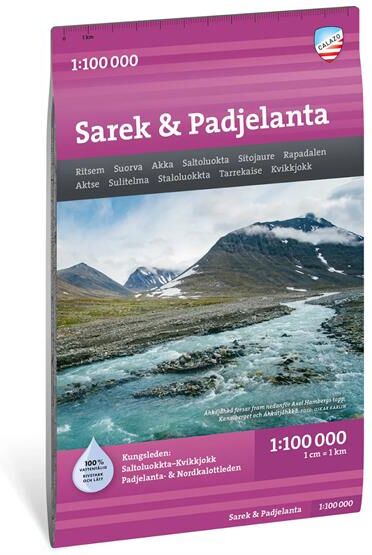 Calazo Sarek & Padjelanta 1:100000
