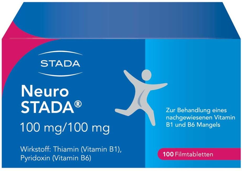 Neuro-STADA Neuro STADA Vitamin B1/ Vitamin B6 100mg/100mg Filmtabletten