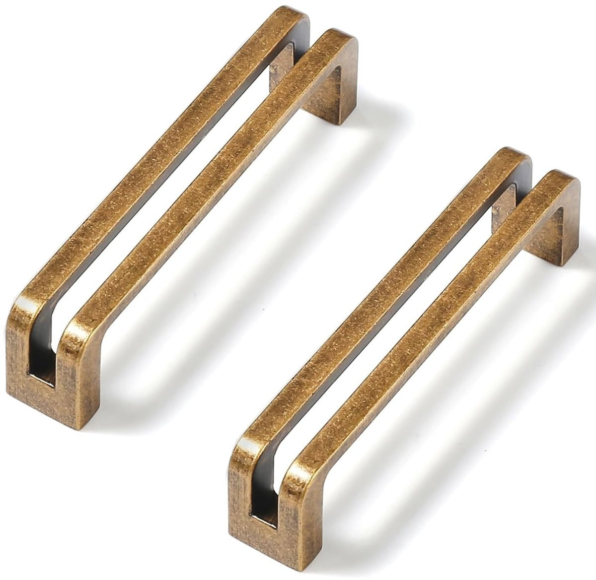 Dailygoods Antieke Messing Kastgrepen - 6 stuks - 96mm gatenafstand