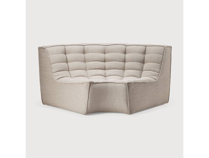 Ethnicraft Ronde Zitbank N701 UK Residentieel - Beige