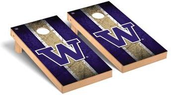 Skip's Garage Washington Huskies 2x4 Pro Cornhole Boards - V8