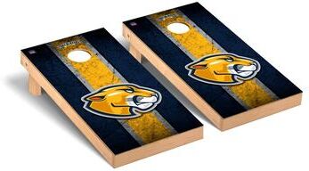Skip's Garage Massachusetts College of Liberal Arts Trailblazers Vintage Cornhole Board Set