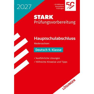 STARK Lösungen zu Deutsch 9. Klasse - Hauptschulabschluss 2027 Niedersachsen - Prüfungsvorbereitung, Taschenbuch von , Stark Verlag GmbH,