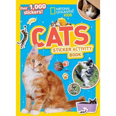 National Geographic Kids Cats Sticker Activity Book, Gebundene Ausgabe von National Geographic Kids, National Geographic Society, 978-1-4263-2800-8