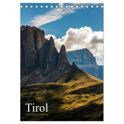 Tirol - Faszination Gebirge (Tischkalender 2027 DIN A5 hoch), CALVENDO Monatskalender