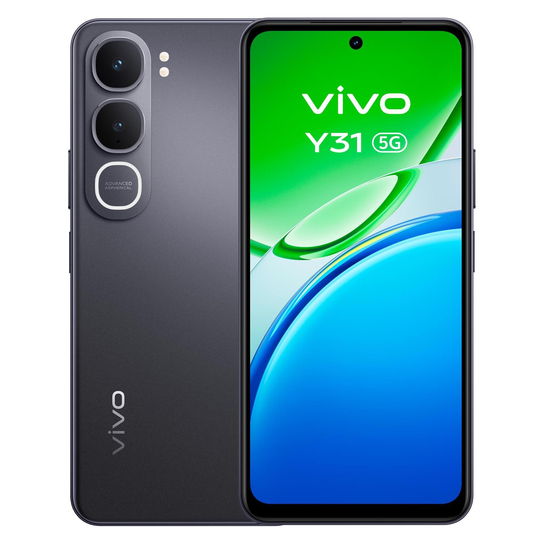Vivo Y31 5G/6GB/256GB/Glowing Black (256 GB, Black, Glowing Black, 6.72", 5G) (5672276)