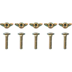 Berger Flachrundschraube mit Mutter M 6 x 20, 5er-Pack