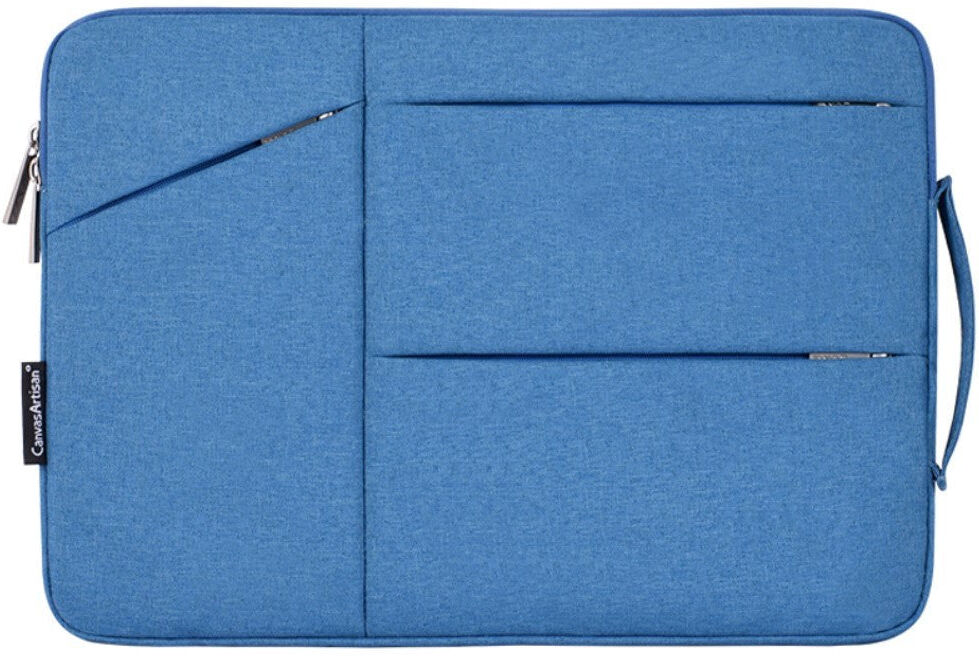 TABLETCOVERS.DK CanvasArtisan Sleeve Til Macbook / Bærbar PC 15" - (39 x 28 x 2 cm) - Blå