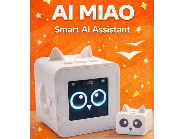 Mini robot IA Expressions émotionnelles, chatbot vocal intelligent, interaction émotionnelle, compagnon IA personnalisé, idées cadeaux uniques