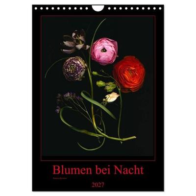 Blumen bei Nacht (Wandkalender 2027 DIN A4 hoch), CALVENDO Monatskalender