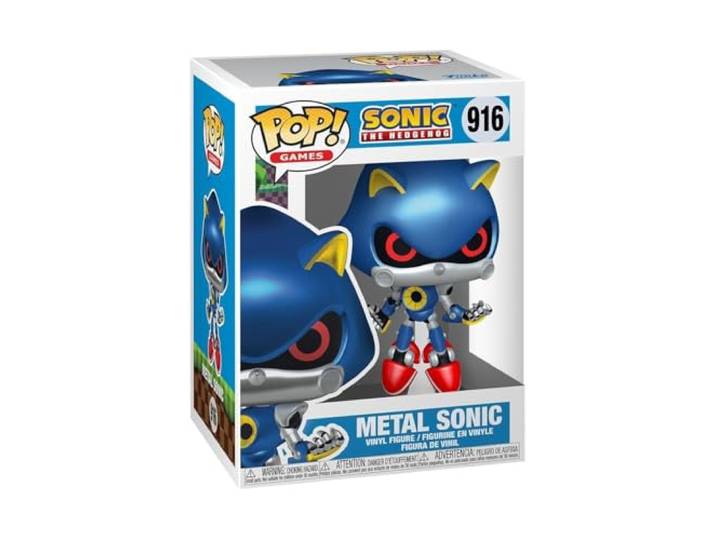 Sonic The Hedgehog Metal Sonic vinyl figuur 916 Funko Pop! standaard pvc Fan merch, Gaming
