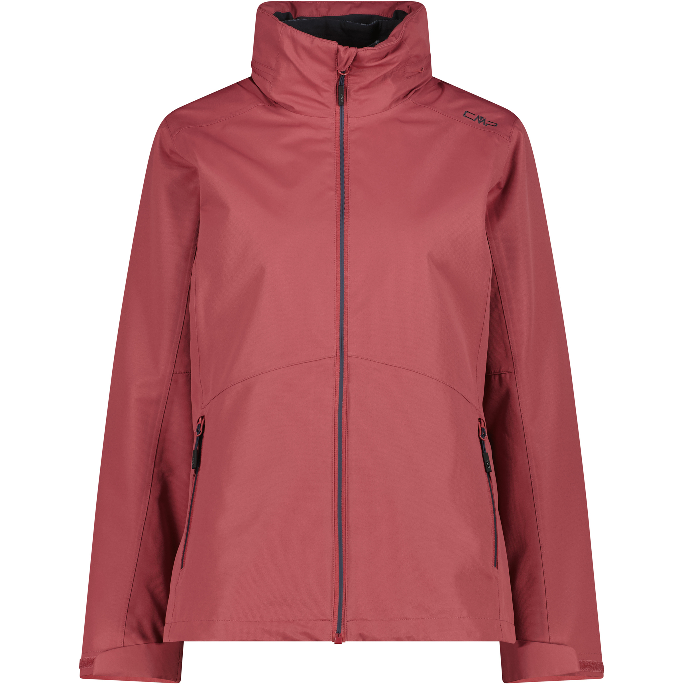 CMP Zip Damen Doppeljacke rot Größe S Trekking Isolierend Wasserabweisend