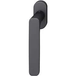 FSB, Fenstergriff, Fenstergriff 34 1289 ovale Rosette, Aluminium schwarz matt