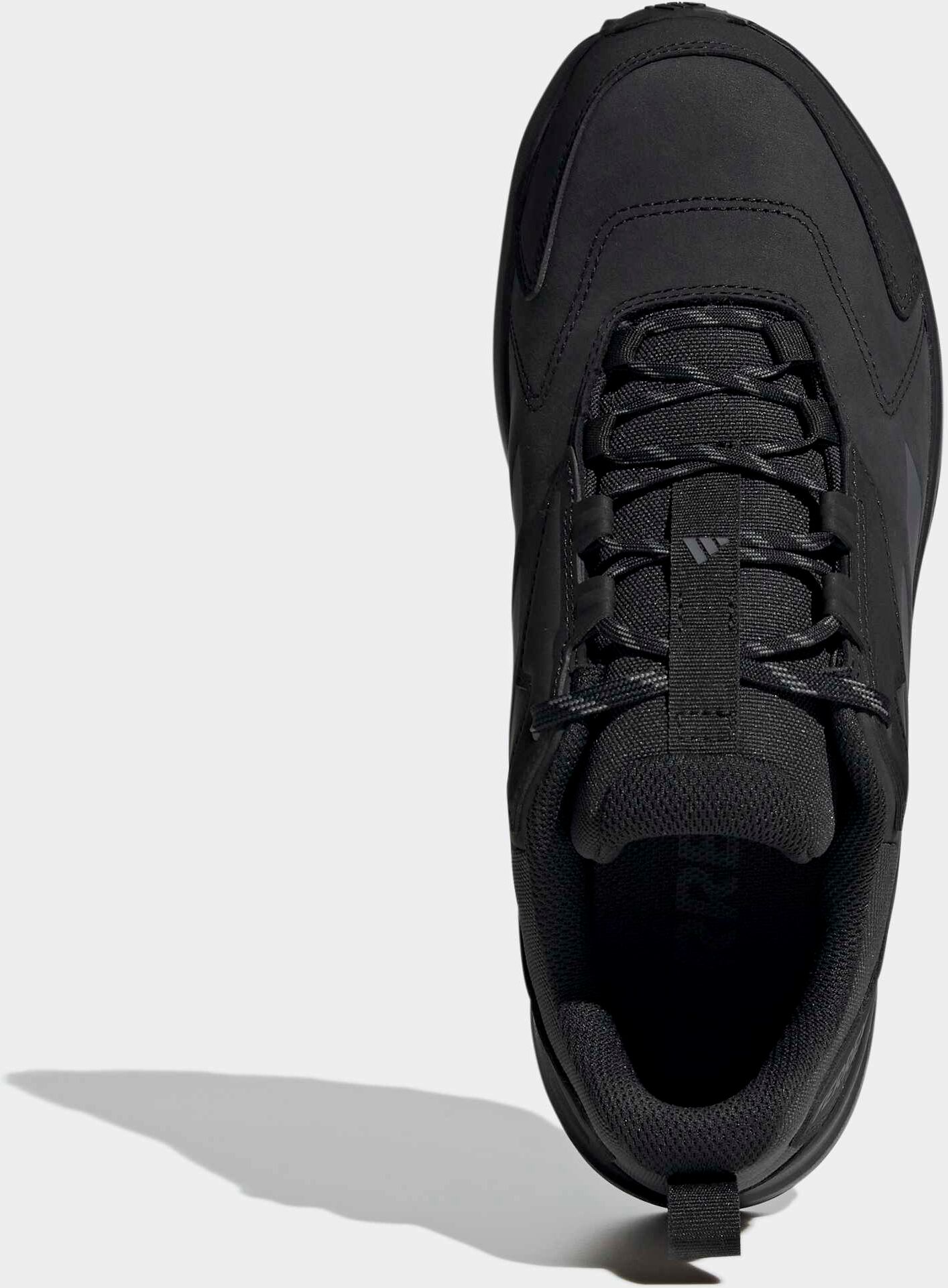 Wanderschuh ADIDAS TERREX "ANYLANDER, LEDER", Herren, Gr. 47, core schwarz, grau five, carbon, Leder, Schuhe Wanderschuh, aus Leder core schwarz, grau five, carbon 47