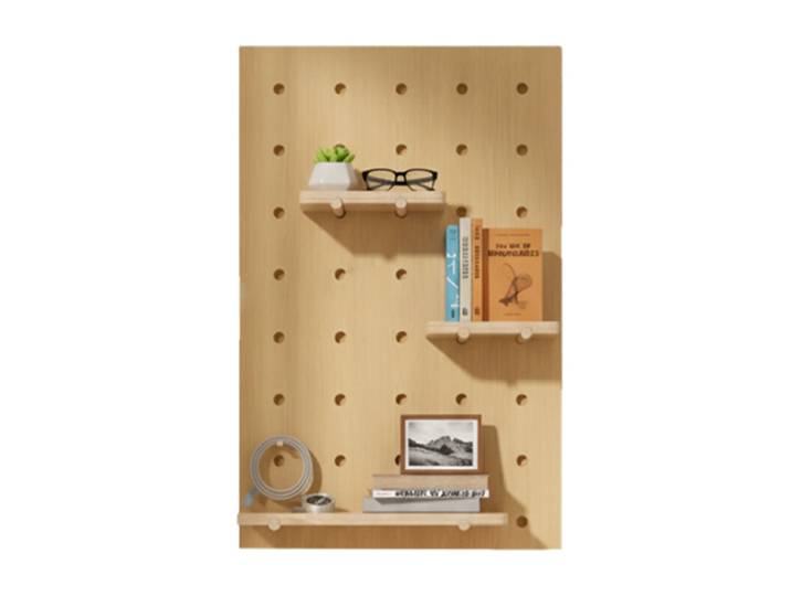 JORDAN&JUDY Massief Houten Organizer, 40 cm × 60 cm, Natuurlijke Houtkleur