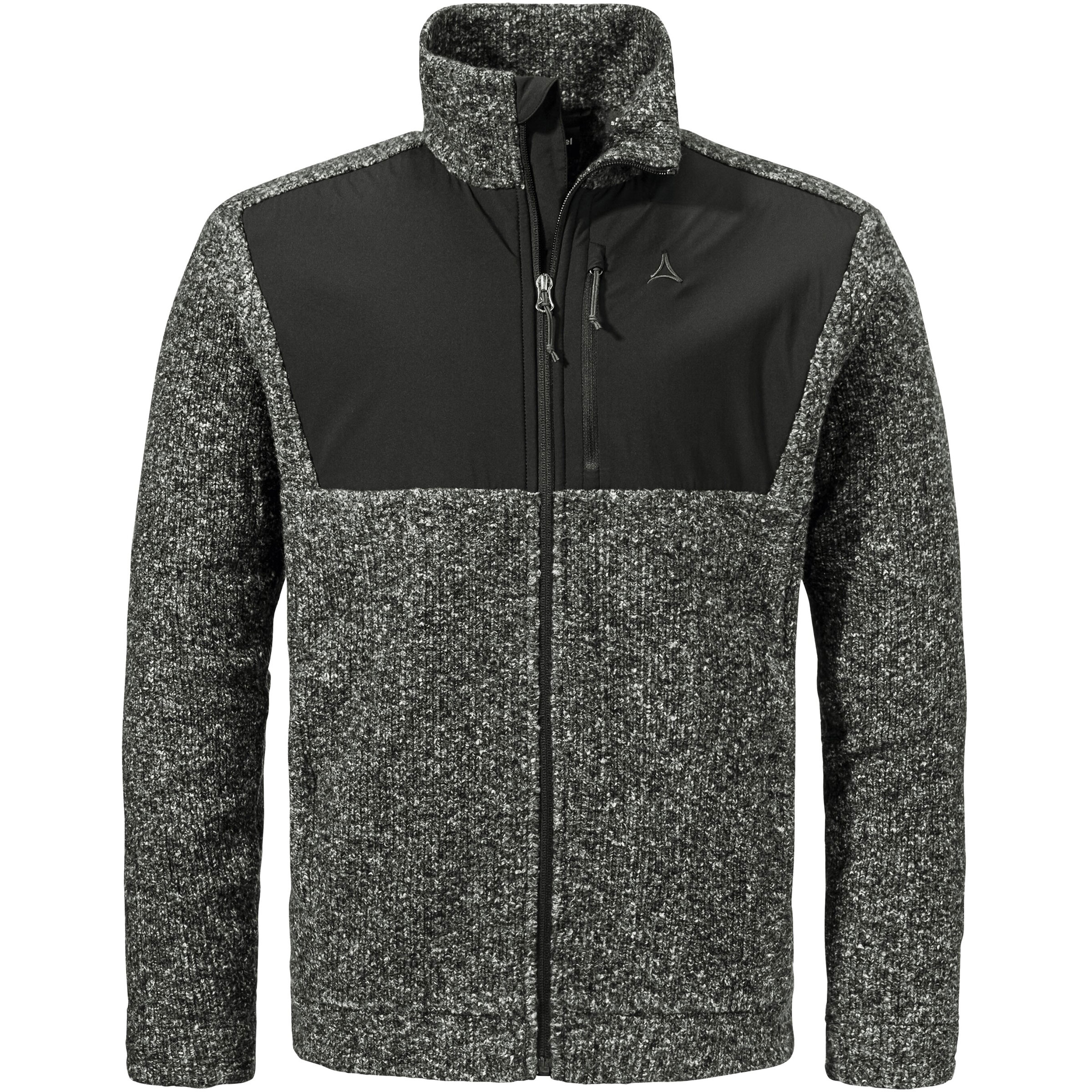 Schöffel Style Canterbury Fleece Herren Fleecejacke schwarz Größe 4XL Trekking Isolierend Merinowolle