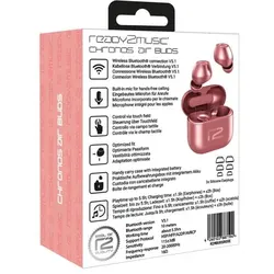 ready2music Chronos Air Buds rosé True-Wireless In-Ear Kopfhörer mit Bluetooth u...