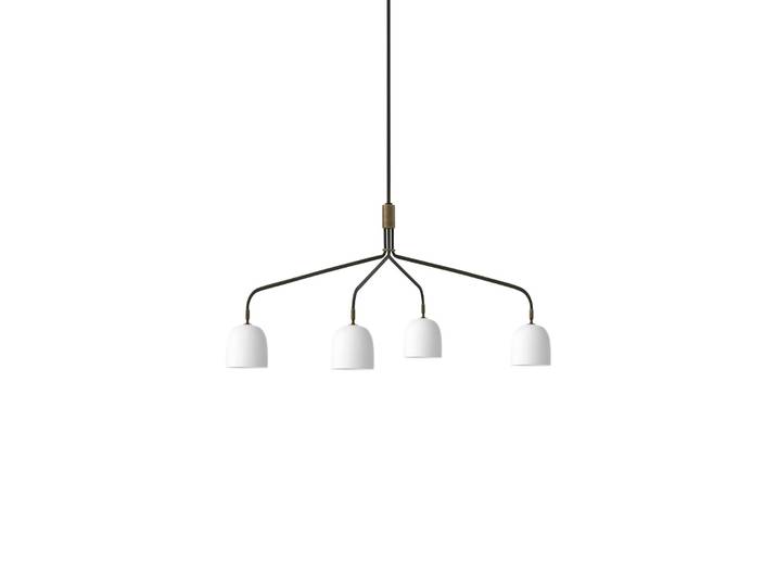 Howard 4 Lustre Long Bone China - GUBI - Salon / séjour - Design - Métal - Multi-ampoules